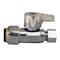 Apollo 1/2 in. Chromed Brass Push-To-Connect x 3/8 in. O.D. Comp. 1/4-turn Straight Stop Valve Jar, 6PK FSBVS1238C6JR - alternate 9